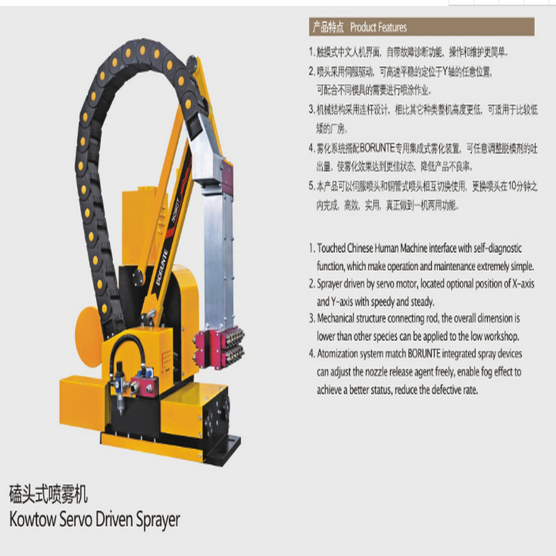 fibră de carbon explozie dovada şase axe spray robot