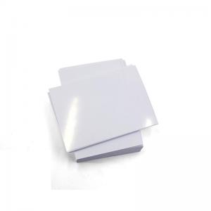 silicon alb rezistente la căldură, folie de plastic de format a4 hârtie pentru fabricarea pet cartea de identitate.