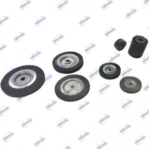 Perie industrială particularizată Perie rotativă din sârmă cu șuruburi perie Perie de rolă pentru șlefuirea șlefuirii