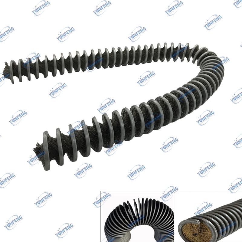 Curățarea en-gros personalizată Toate cilindrii perii industriali perii perii perii spirală perie set de perie pentru Debarring Polishing