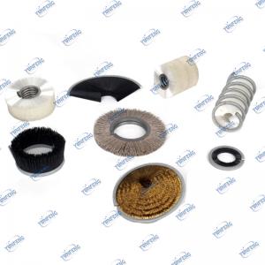 Curățarea en-gros personalizată Toate cilindrii perii industriali perii perii perii spirală perie set de perie pentru Debarring Polishing