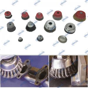 Producător Personalizat Cupă de îndepărtare a pensulei Cuplajul periei de șlefuit pentru îndepărtarea ruginii și a vopselei