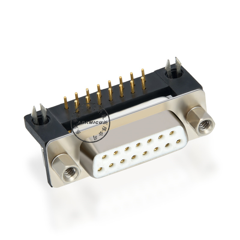 15 conector de tip pin d de 90 de grade
