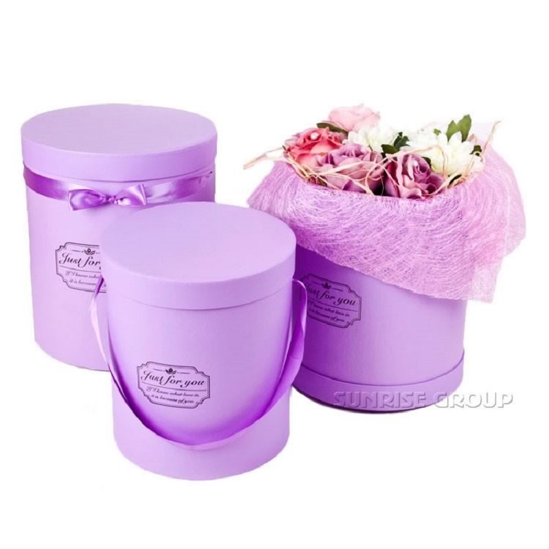 Logo personalizat de imprimare Pure color flori Box