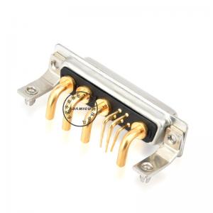 Conectori D-sub 9W4 pentru conexiuni de tip femur drept