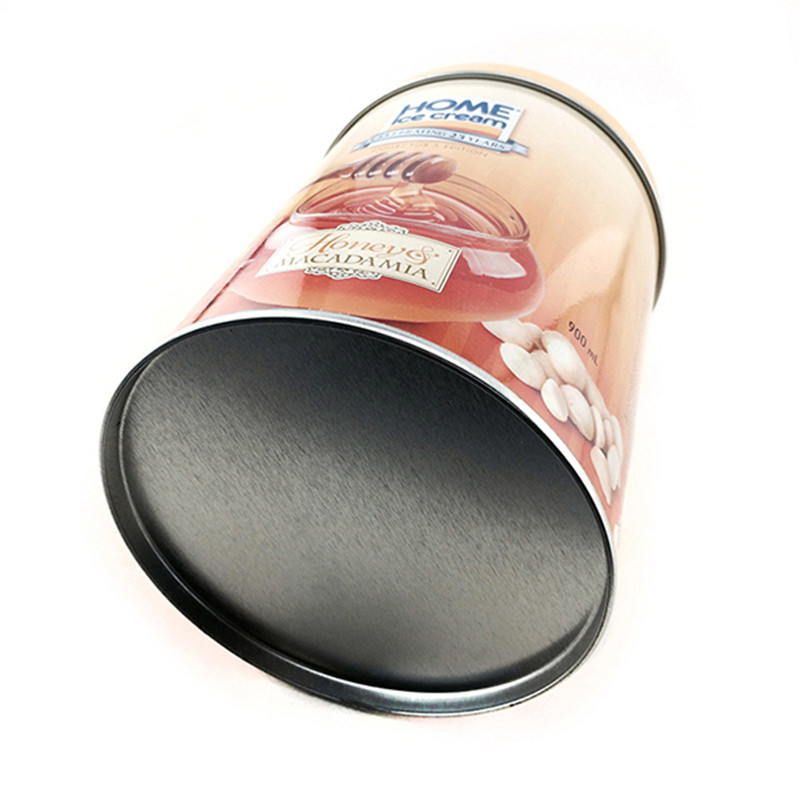 OEM personalizate de metal rotunde cookie biscuiti cutie de carton pentru ambalaje