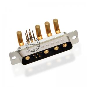 unghi drept de mare putere mascul 9w4 d-sub conector pentru PCB