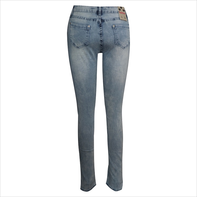 bleach spală femeile skinny jean WS1006