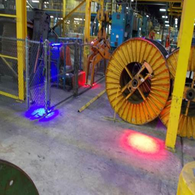 Lumina de avertizare pentru macaraua pe roșu cu LED-uri roșii 120W