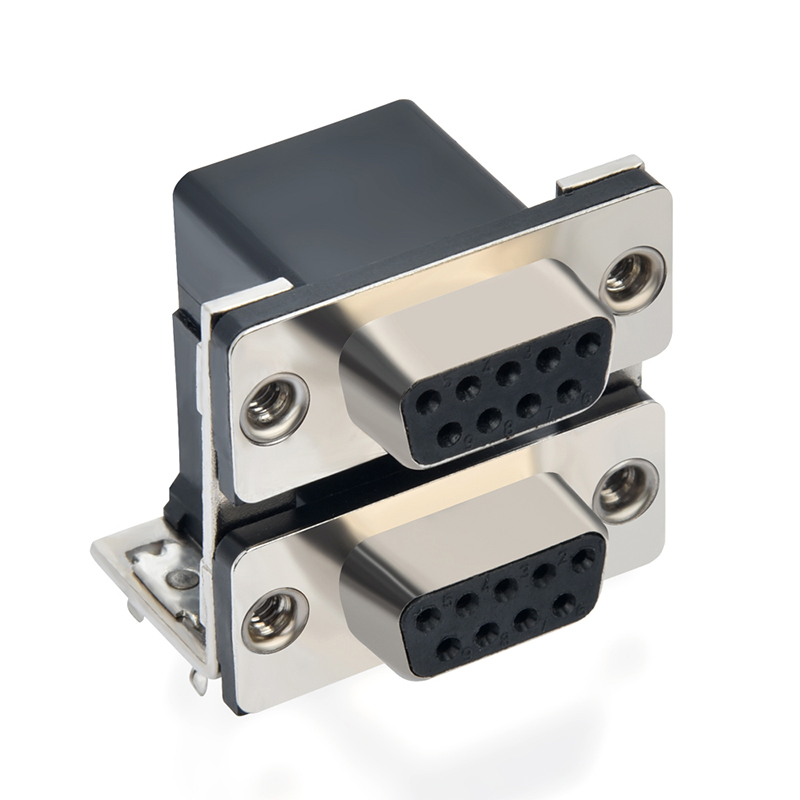 Conector de port serial serial feminin-feminin, montat pe panou