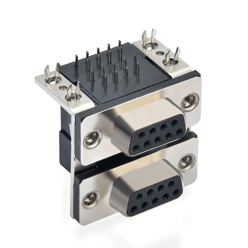 Conector de port serial serial feminin-feminin, montat pe panou