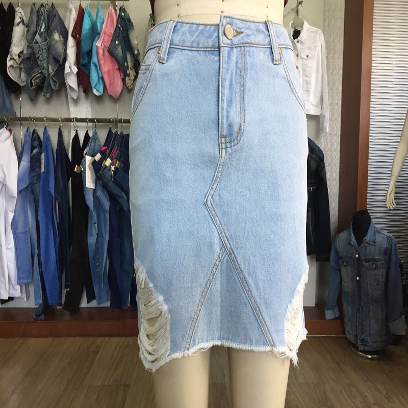 fierbinte de vânzare fusta denim WSJL19068