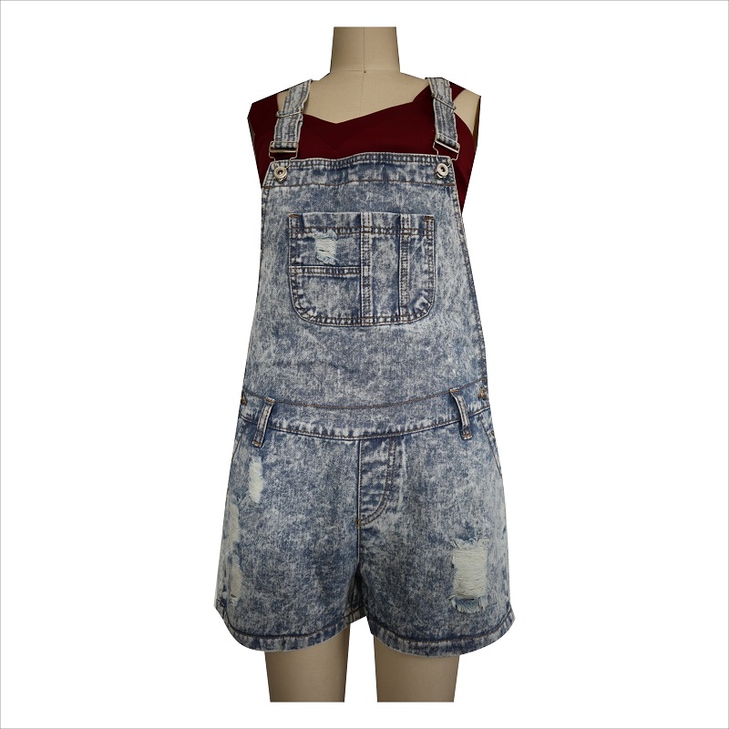 moda spălare de acid rip dungaree WS1015