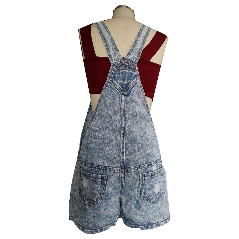 moda spălare de acid rip dungaree WS1015
