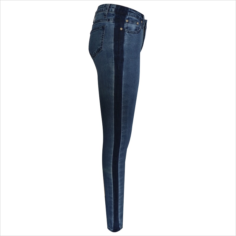 moda contrast spălare blugi skinny WS10122