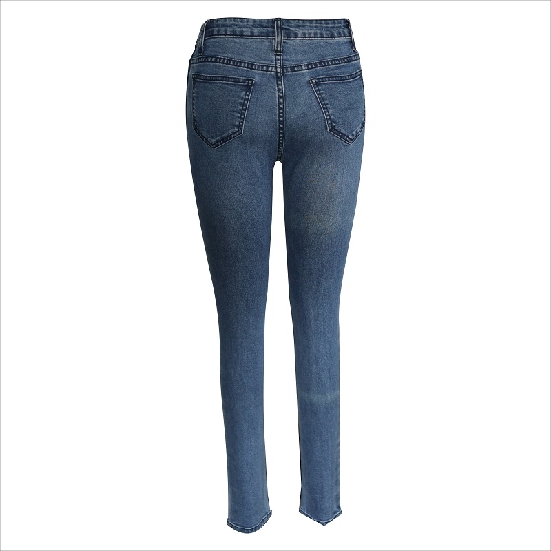 moda contrast spălare blugi skinny WS10122