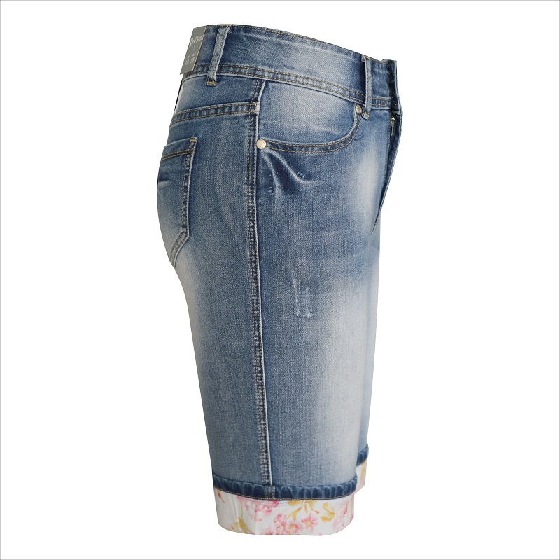 tricou de imprimare 3/4 denim blugi WS10125