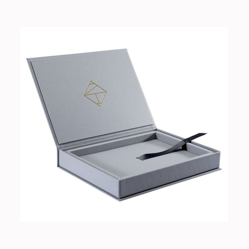 Caracteristică de înaltă calitate personalizată Formă de carte Flip Top Magnetic Cutie cadou