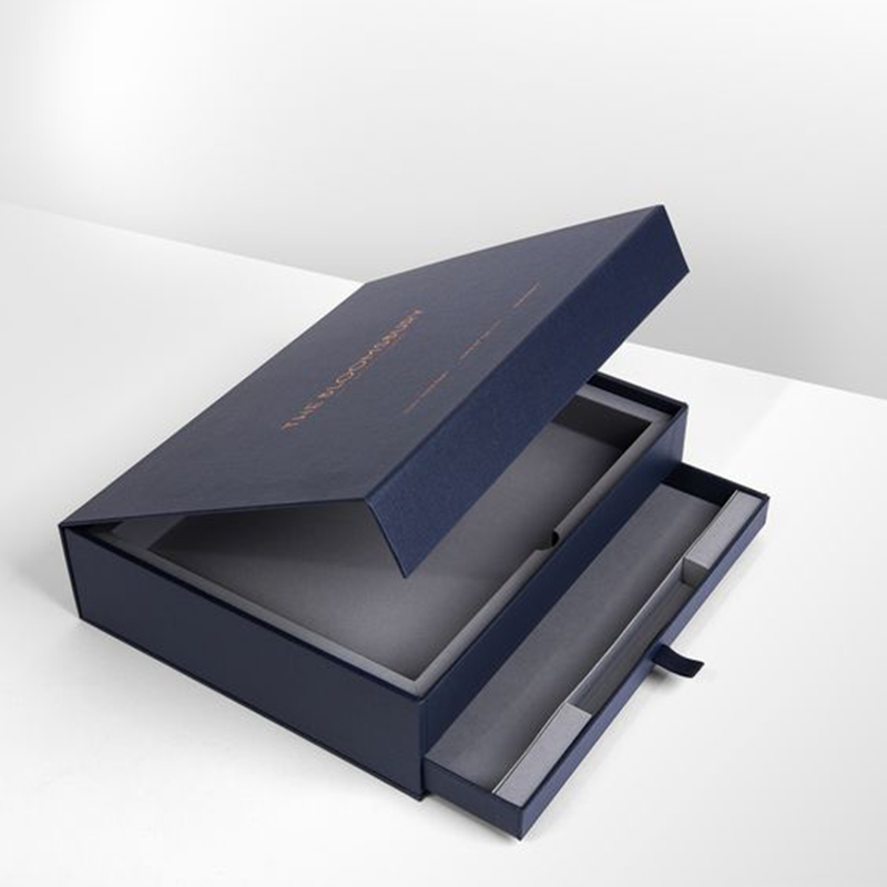 Caracteristică de înaltă calitate personalizată Formă de carte Flip Top Magnetic Cutie cadou