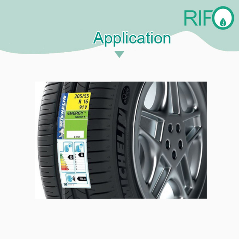 Etichetă de anvelopă auto rezistentă la temperatură și rezistentă la temperatură