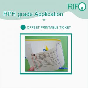 Rph-100 Hârtie sintetică albă BOPP pentru materiale tiparite pentru reviste tipografice