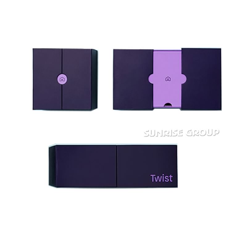 Custom Purple imprimate hârtie de ambalare hârtie pentru Twist
