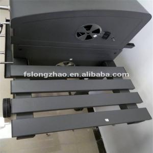 Cărucior în aer liber portabil gri bbq grill