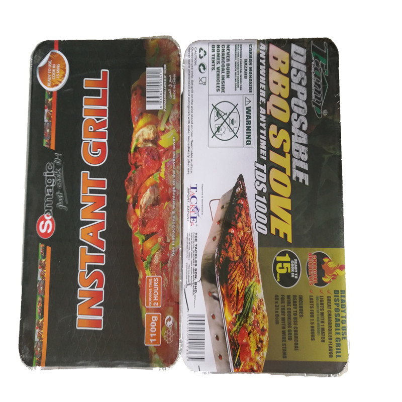 Portabile de unică folosință grill mini BBQ grill
