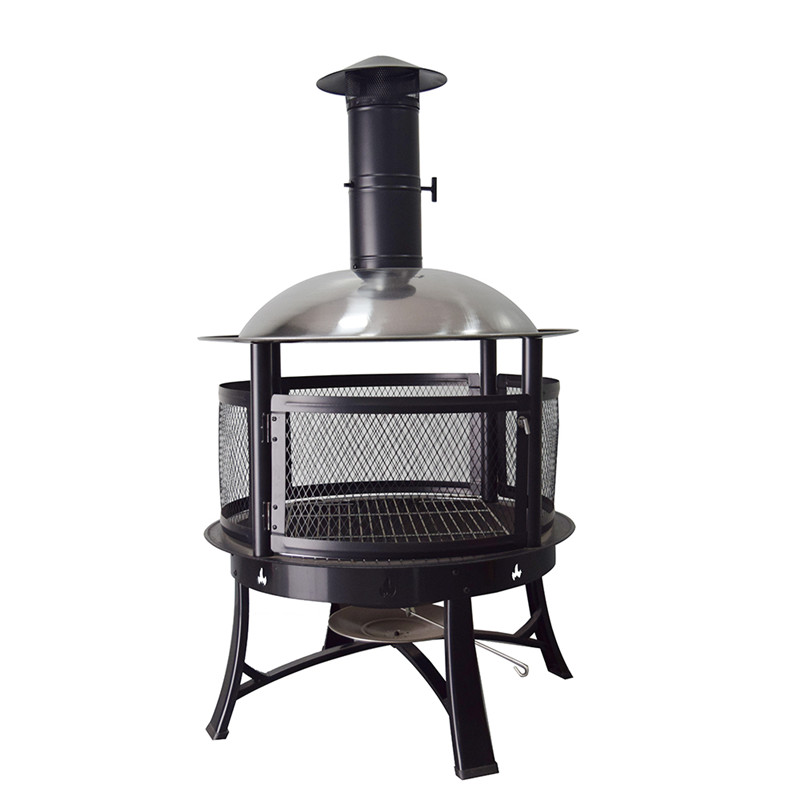 Grătar antique BBQ incendiu cast cast de foc în aer liber