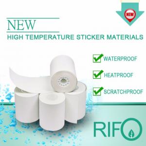 Logistică de hârtie acoperită termic Etichetă cu bare de etichete