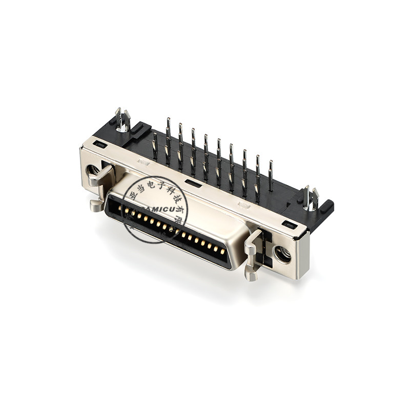 China Producator CN Solder Tip Female Conectori SCSI Conector 36 Pin