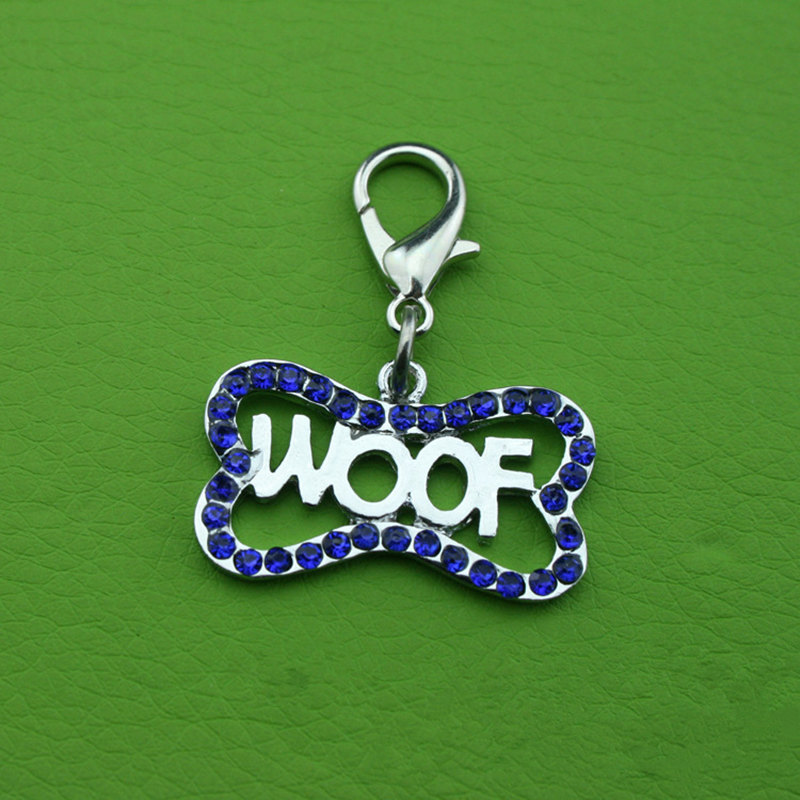 Accesorii pentru ornamente pentru animale de companie Accesorii pentru pisici pentru câini cu perforare Dog Dog Bone Decorations Tag Tag