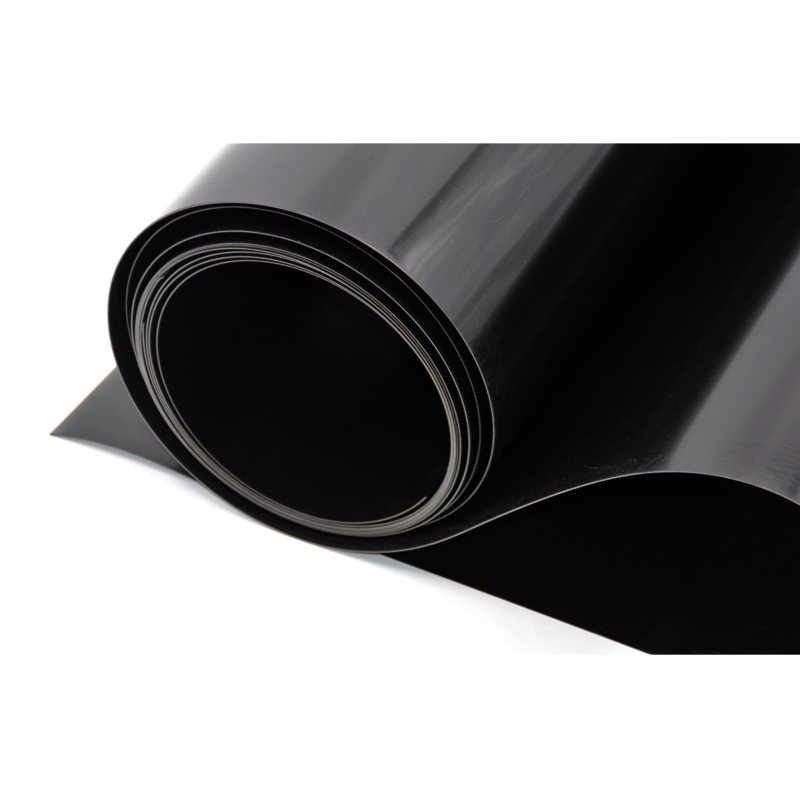 0.15mm High Gloss Flexibil PVC din plastic subțire foaie neagră