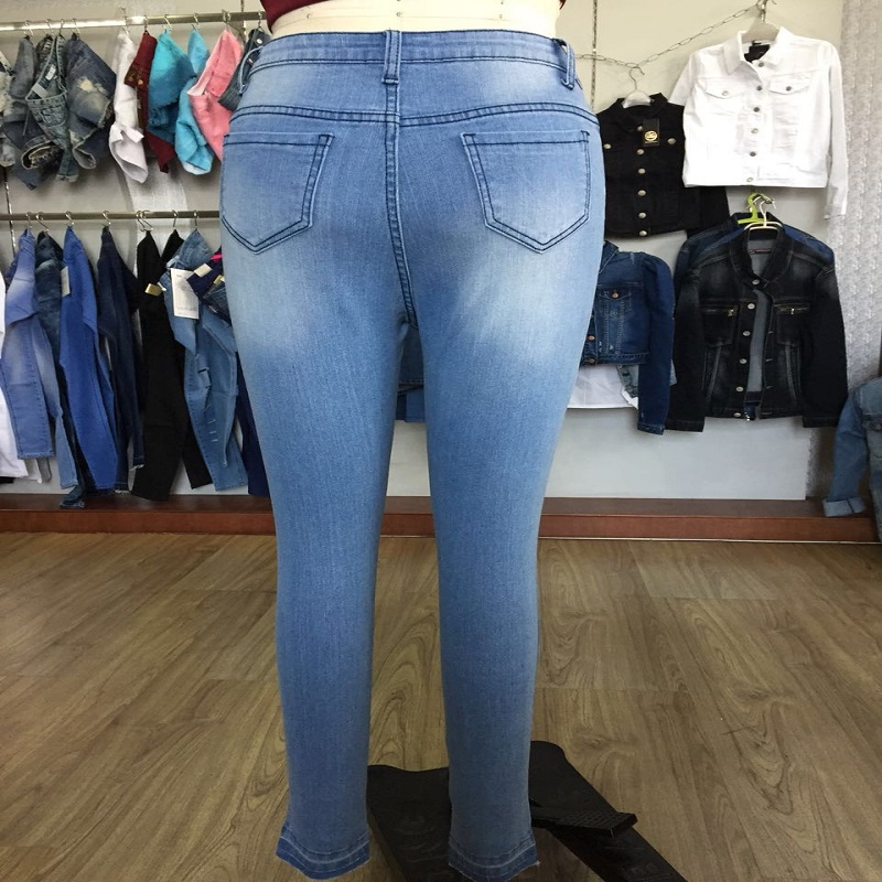 albastru drăguț jeans WS101127