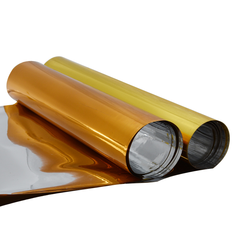 Peliculă pentru ambalarea produselor alimentare din plastic Film PVC metalizat sub formă de vid