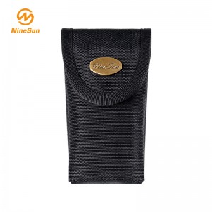 Mici negre din nailon pliabile cuțit teaca