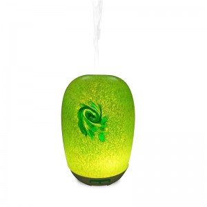 Design nou Parfum ultrasonic din sticlă Cool Mist parfum Aroma difuzor cu Eco-Friendly