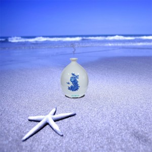 130 ml pur albastru Mist Cool ultrasunete electronice ceramice Aroma difuzor