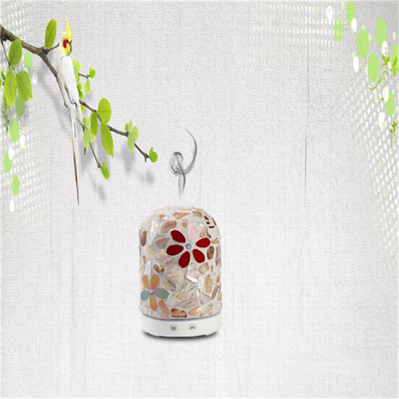Idee nouă de produs 2018 difuzor de ulei aromă de sticlă mozaic