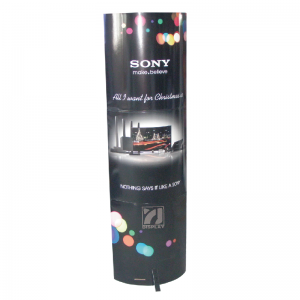 Publicitate personalizată imprimată banner banner stand Totem Afișare POP carton hârtie standee