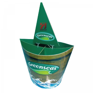 Publicitate personalizată imprimată banner banner stand Totem Afișare POP carton hârtie standee