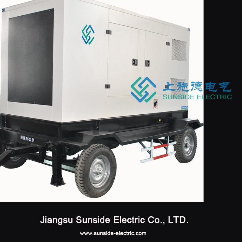 Generator de remorci Cummins de 50 kVA