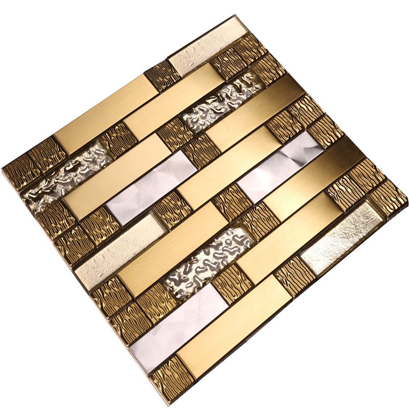 Mozaic Backsplash de vânzare Mozaic de aur metalic