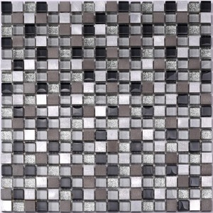 Glitter Tempered Glass Mosaic Bucătărie Backsplash