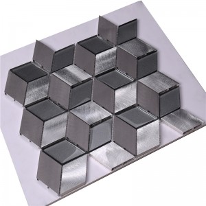 Cube Pattern 3D Placi de mozaic pentru decoratiuni interioare