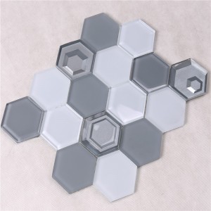 Foshan Factory personalizate de proiectare hexagon mozaic țiglă