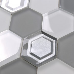 Foshan Factory personalizate de proiectare hexagon mozaic țiglă
