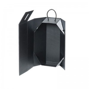 Decorațiuni personalizate din carton ondulat, pliabile de vin cu ridicata