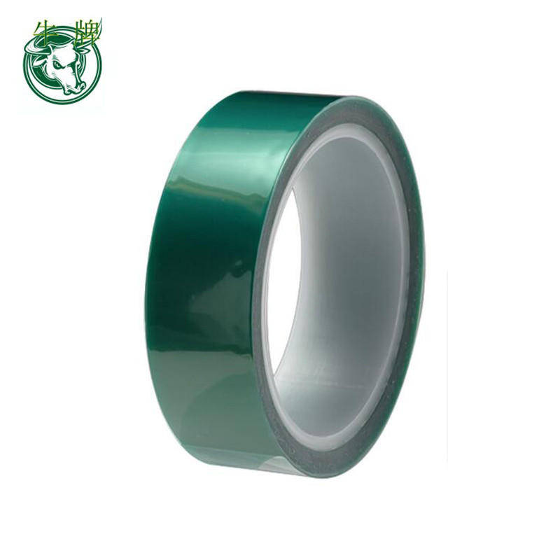 culoarea verde din PET rezistent la căldură rezistentă la căldură banda adeziva bandă adezivă