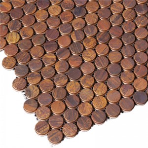 Prețul bun Penny rotund Placi de mozaic pentru decoratiuni interioare